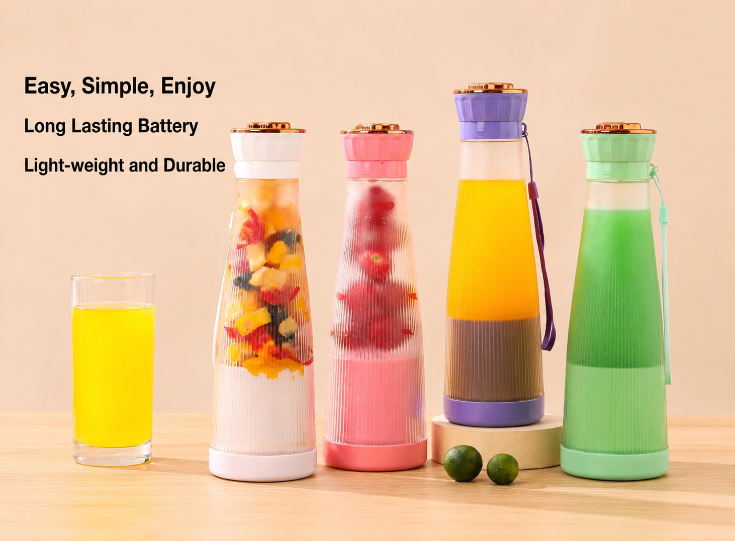 Portable Blender Fitness & Hydration Wireless Bottle